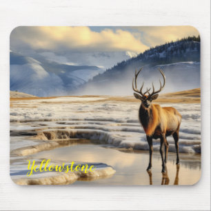 Yellowstone Elk Mouse Pad Mousepad