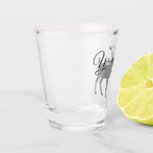 Yellowstone Elk Schnapsglas (Links)