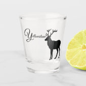Yellowstone Elk Schnapsglas (Vorderseite)