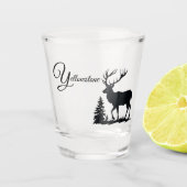 Yellowstone Elk Schnapsglas (Vorderseite)