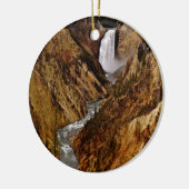 YELLOWSTONE-FALL IN YELLOWSTONE NATIONALPARK KERAMIK ORNAMENT (Links)