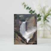 Yellowstone-Fälle nach der Karte (Stehend Vorderseite)