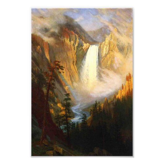 Yellowstone Falls Foto Print (Vorne)