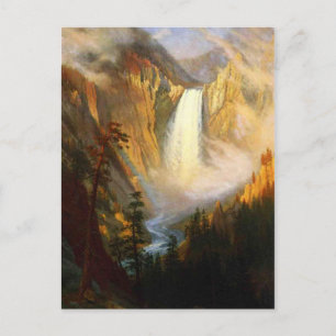 Yellowstone Falls Postcard Postkarte