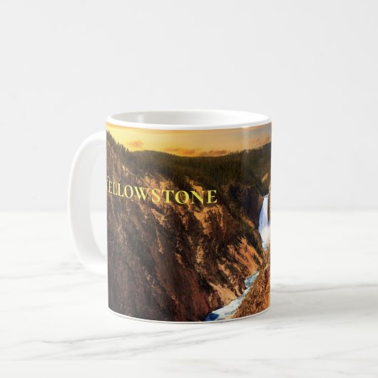 Yellowstone Falls Tasse (Vorderseite Links)