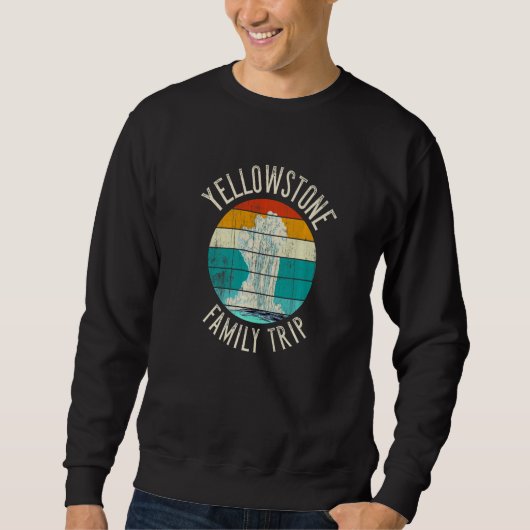 YELLOWSTONE Familienreise Sweatshirt (Vorderseite)