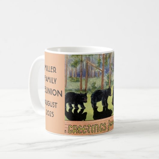 Yellowstone Family Wiedersehen Custom Kaffeetasse (Vorderseite Links)