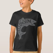 Yellowstone-Fischen T-Shirt (Vorderseite)