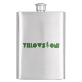 Yellowstone Flachmann (Vorderseite)