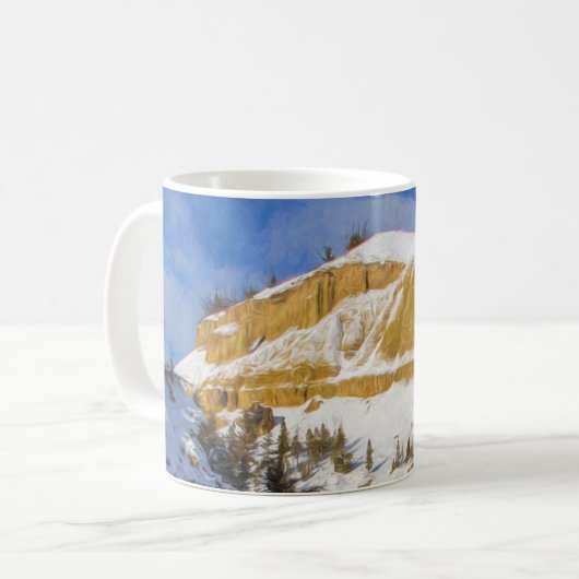 Yellowstone-Fluss Kaffeetasse (Vorderseite Links)