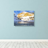 Yellowstone-Fluss Leinwanddruck (Insitu (Holzboden))