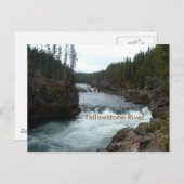 Yellowstone Fluss Postcard Postkarte (Vorne/Hinten)