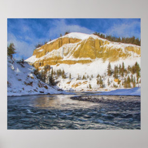 Yellowstone-Fluss Poster