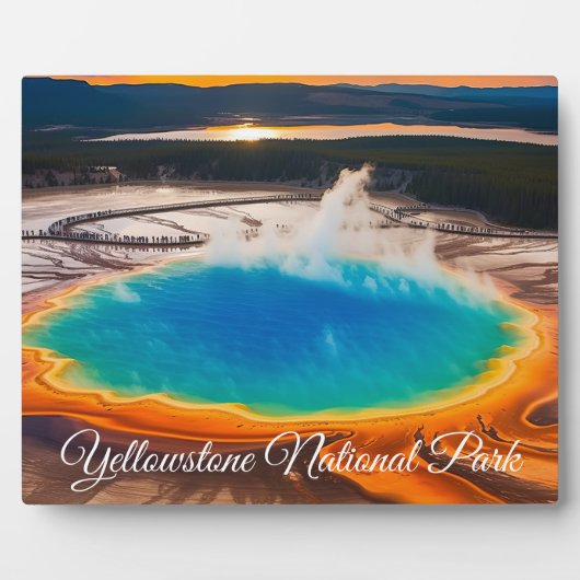 Yellowstone Fotoplatte (Vorderseite)