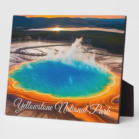 Yellowstone Fotoplatte (Seite)