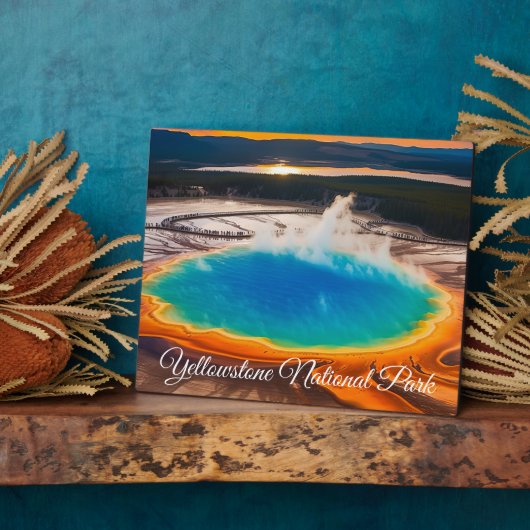 Yellowstone Fotoplatte (Seite)