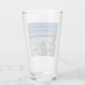 Yellowstone Frozen Foto Nationalpark Glas (Rückseite)