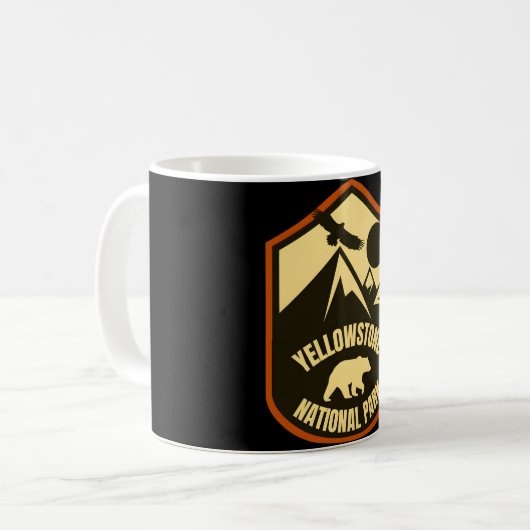 Yellowstone � Geist der Berge Kaffeetasse (Vorderseite Links)