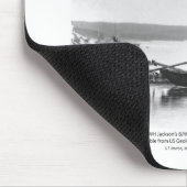 Yellowstone-Geologie geht mit Ia - erstem Boot Mousepad (Ecke)