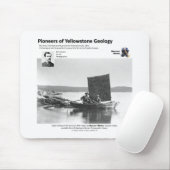 Yellowstone-Geologie geht mit Ia - erstem Boot Mousepad (Mit Mouse)