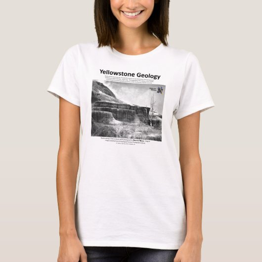 Yellowstone-Geologie geht mit II - heiße Quellen T-Shirt (Vorderseite)