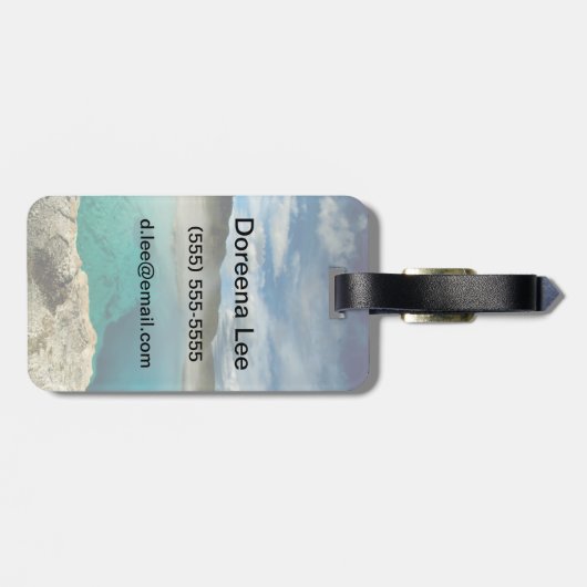 Yellowstone Gepäckanhänger (Rückseite horizontal)