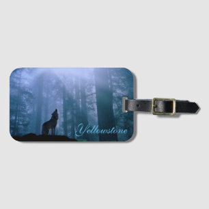 Yellowstone-Gepäckanhänger-Wolf Gepäckanhänger
