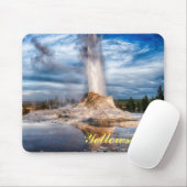 Yellowstone Geyser Mouse Pad Mousepad (Mit Mouse)