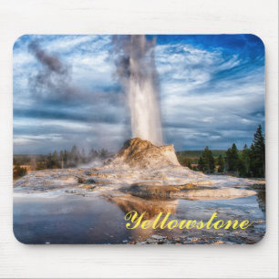 Yellowstone Geyser Mouse Pad Mousepad