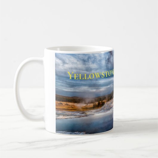 Yellowstone Geyser-Tasse Kaffeetasse (Links)