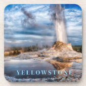 Yellowstone Geyser Untersetzer Set (Vorderseite)