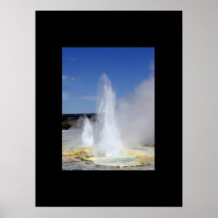 Yellowstone Geysers Poster