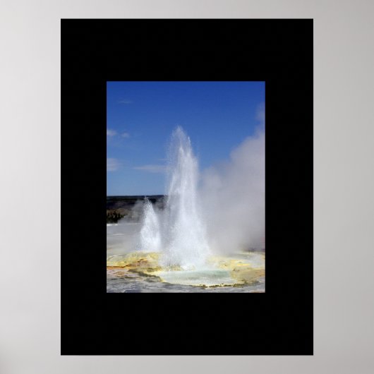 Yellowstone Geysers Poster (Vorne)