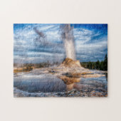 Yellowstone-Geysir-Spiel-Puzzlespiel Puzzle (Horizontal)