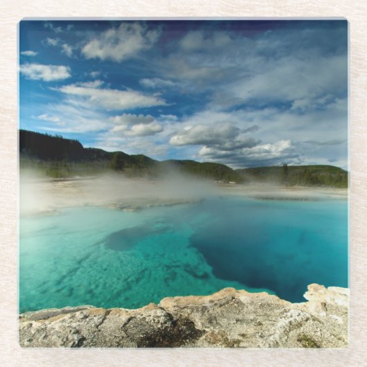 Yellowstone Glasuntersetzer (Vorderseite)