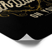 Yellowstone Go Beth On You Barbed Wire Heart Small Poster (Ecke)