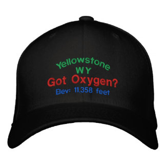 Yellowstone Got Sauerstoff? bestickte Hülle Kappe
