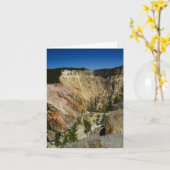 Yellowstone Grand Canyon Grußkarte Karte (Gelbe Blume)