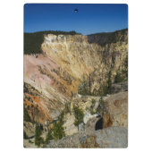 Yellowstone Grand Canyon Klemmbrett (Rückseite)