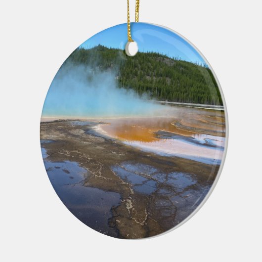 Yellowstone Grand Prisma Spring Keramik Ornament (Links)