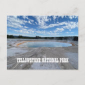 Yellowstone Grand Prisma Spring Postkarte (Vorderseite)