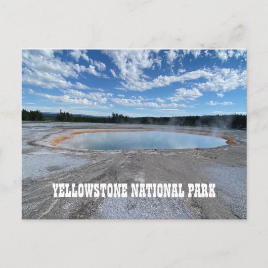 Yellowstone Grand Prisma Spring Postkarte (Vorderseite)