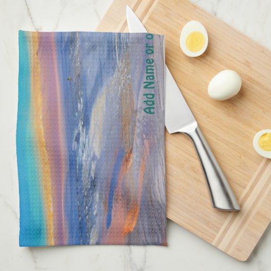 Yellowstone Grand Prismatic Hot Spring - Anpassen Geschirrtuch (Viertel Falte)