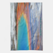 Yellowstone Grand Prismatic Hot Spring - Anpassen Geschirrtuch (Vertikal)