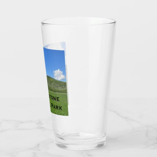 Yellowstone Green Landcape Foto Nationalpark Glas (Links)