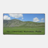 Yellowstone Green Meadow Foto National Park Schreibtischunterlage (Vorderseite)
