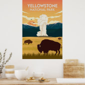 Yellowstone I Poster (Küche)