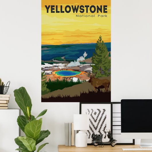 Yellowstone II Poster (Heimbüro)