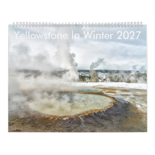 Yellowstone im Winter 2027 12-Monate-Wandkalender Kalender