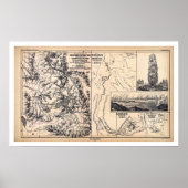 Yellowstone in deutschem Poster 1871 (Vorne)